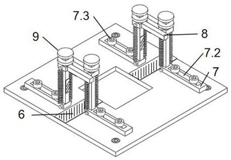 Angle-adjustable low-speed impact experiment circular tube clamp