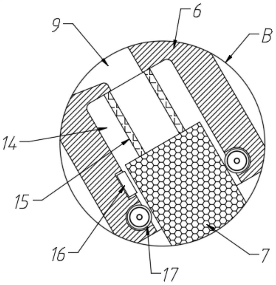 Filtering device for recovering dust of textile machine