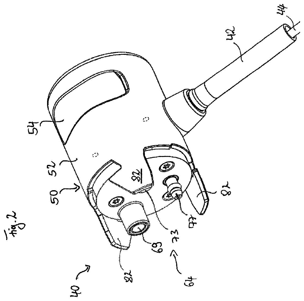 Powder-blasting device