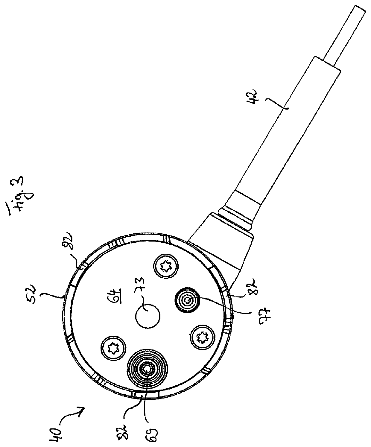 Powder-blasting device