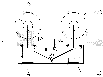 Suction type glass cleaning device