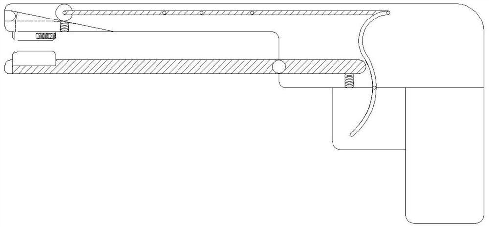 Nasal septum suturing device