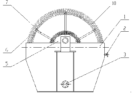 Automatic aeration-type biological membrane transfer device