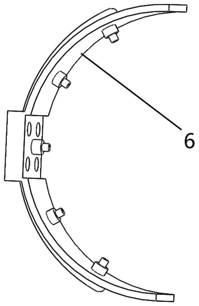 Corrugated pipe group cleaning device