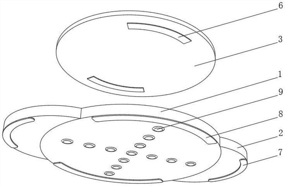 Medical nursing pad facilitating calculation of bleeding amount