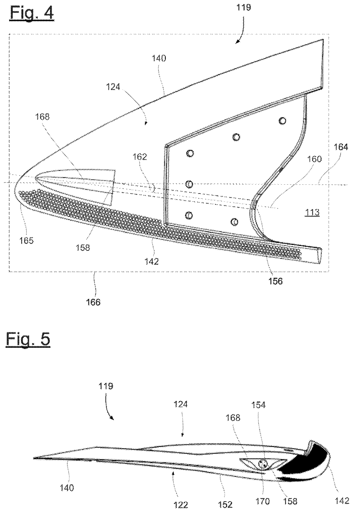 Rotor blade for a wind turbine and rotor blade tip