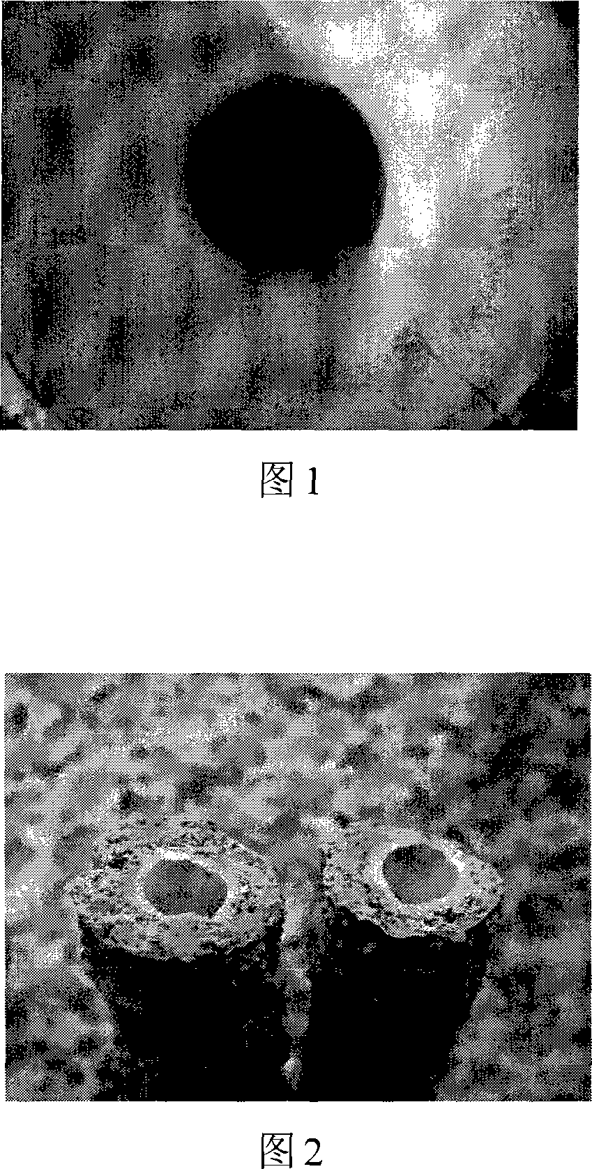 Method for preparing TiAl-based alloy formwork by wax mold casting