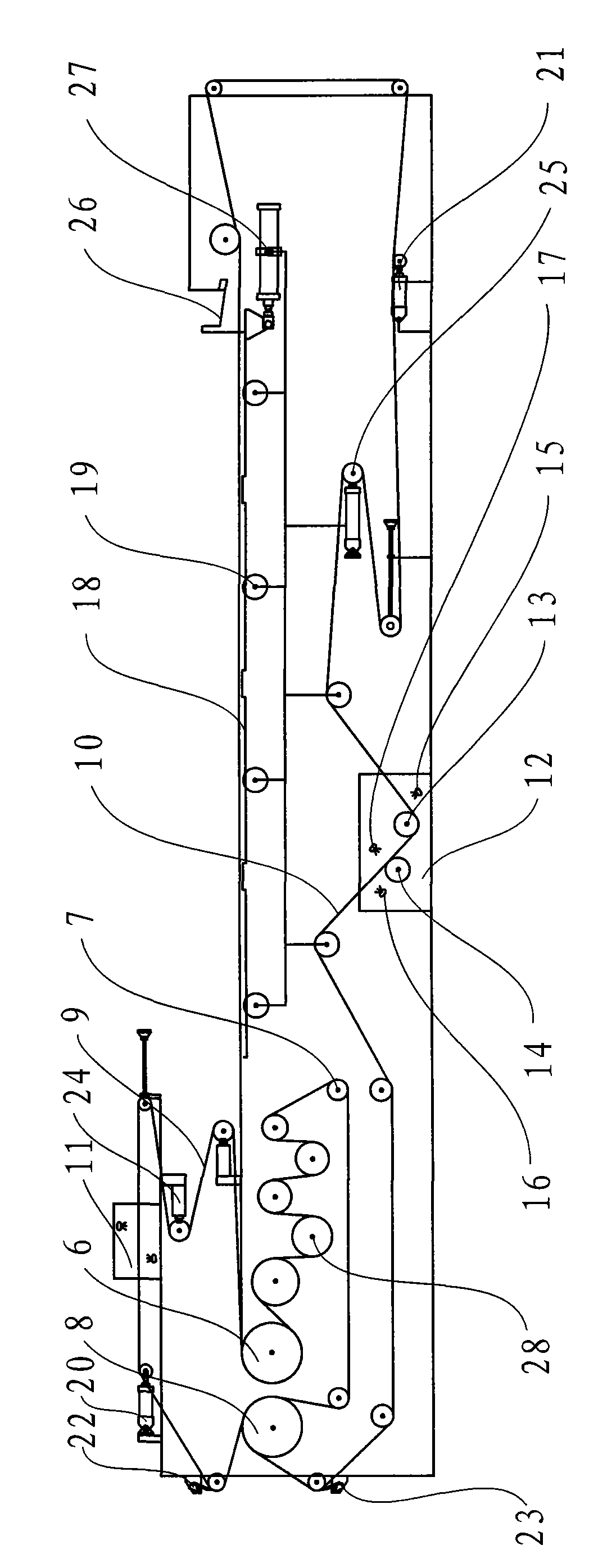 Vacuum belt press filter