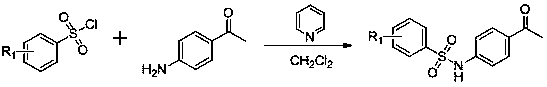 Purine-ring-containing benzene sulfonamide chalcone derivative and preparation and application methods thereof