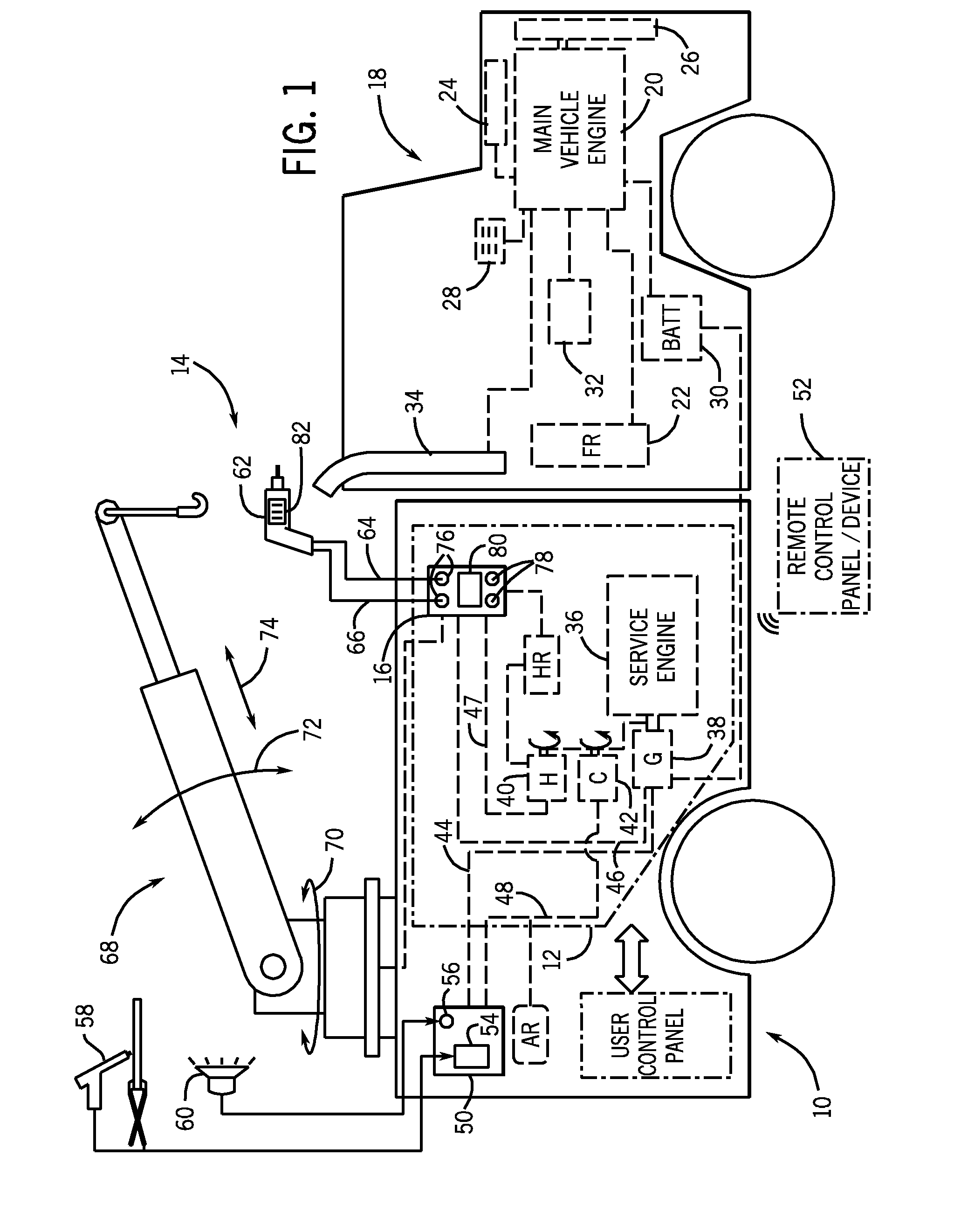 Operator interface for hydraulic tool control