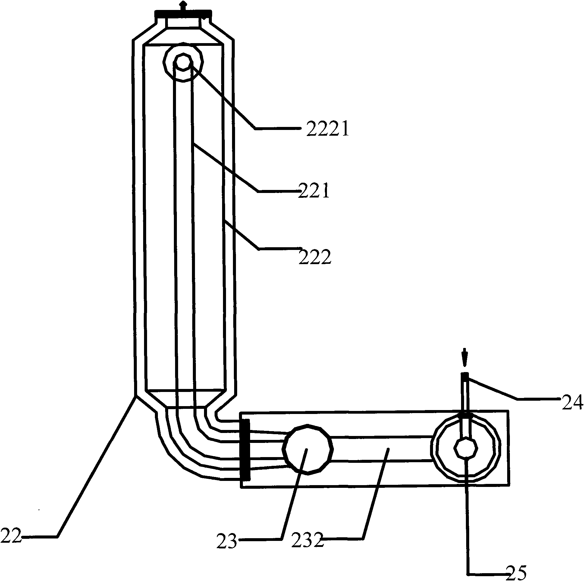 Energy-saving radiant tube component