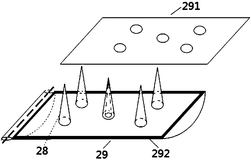 Magnetic-induction atomization device and suction device