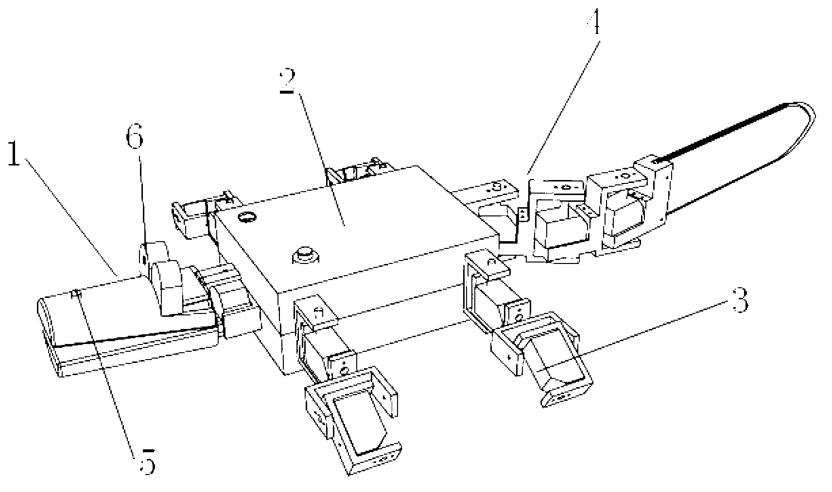 Intelligent biomimetic multifunctional robot crocodile