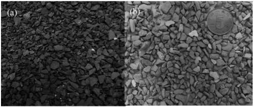 Method for preparing zeolitic particulate material from washed coal gangue