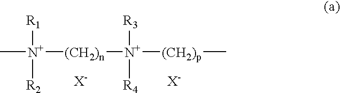 Compositions containing quaternary ammonium polymers