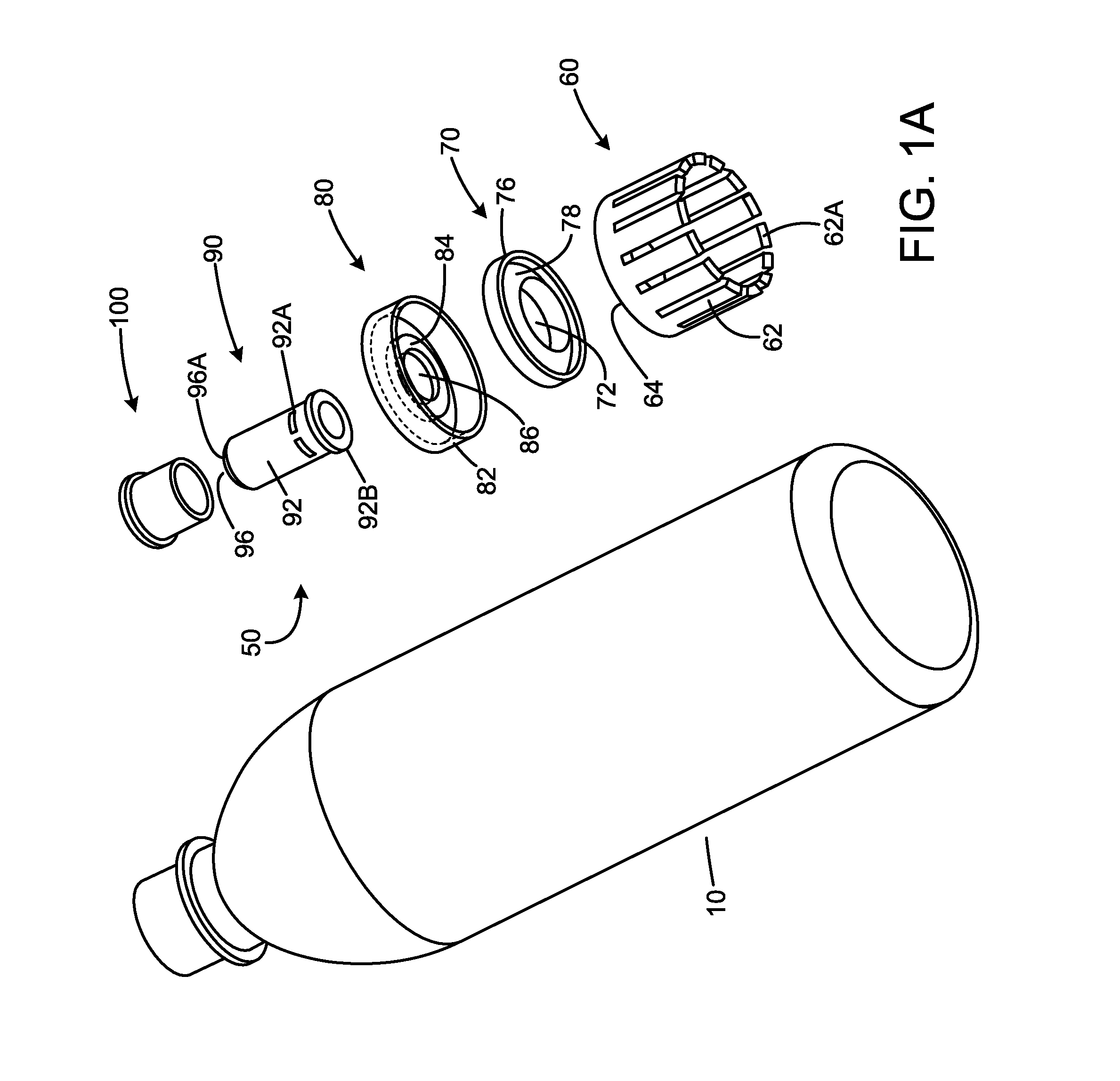 Bottle cap for dispersing powdered supplement in situ