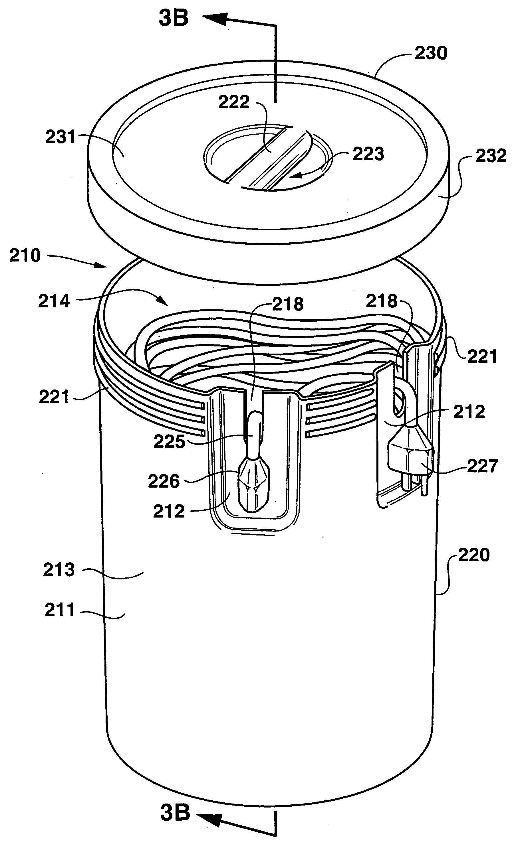 Electric extension cord storage device