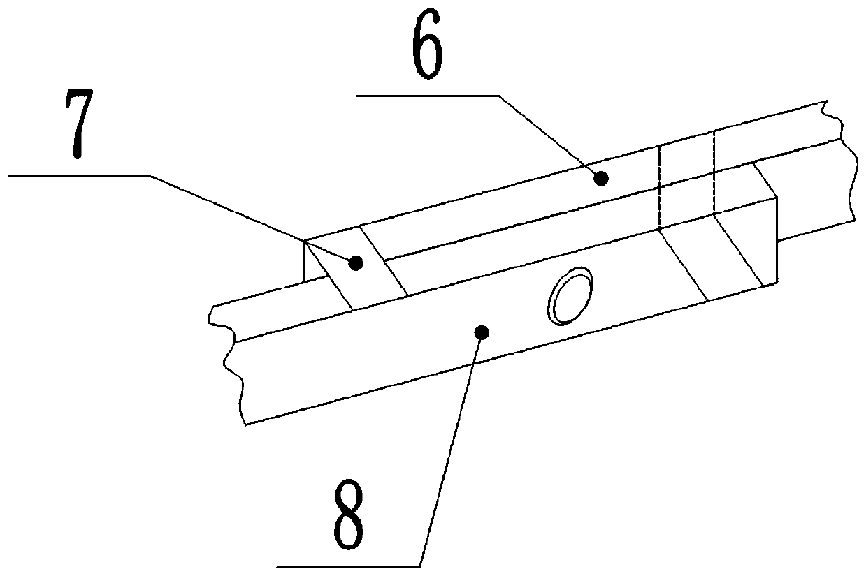 Extensible supporting leg component