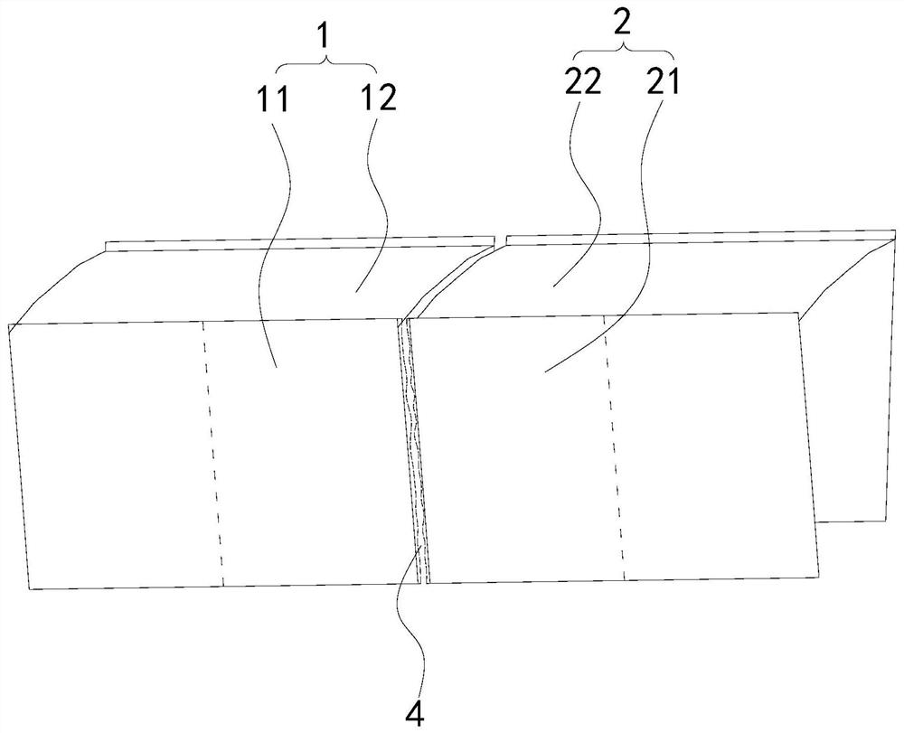 Ship body segment butt joint cutting device for segmented ship body