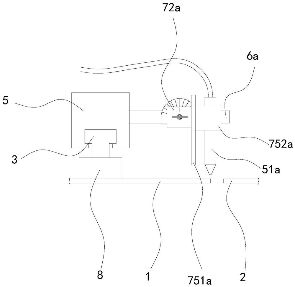 Ship body segment butt joint cutting device for segmented ship body