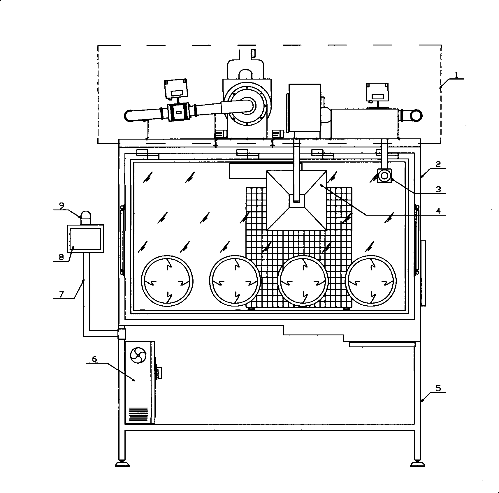 Multi-functional medium-sized animal breeding isolation system