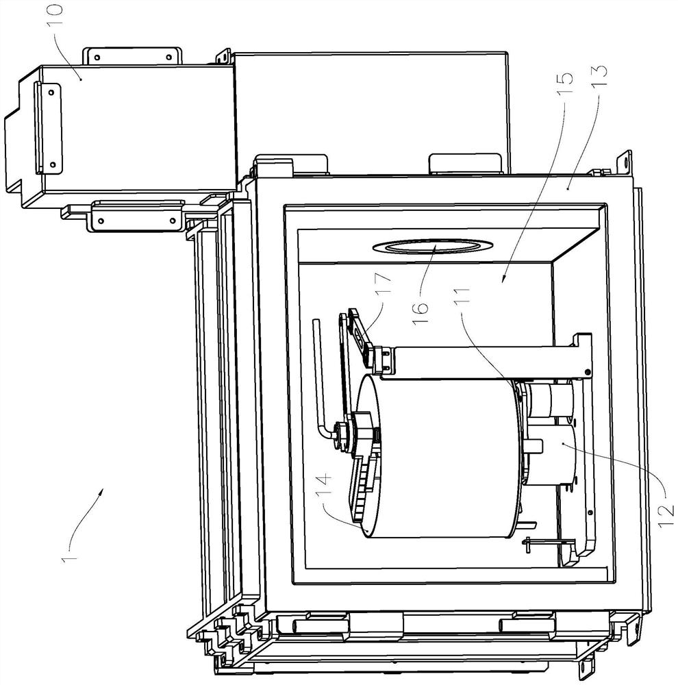 Radiation dose detection device and method for blood irradiator