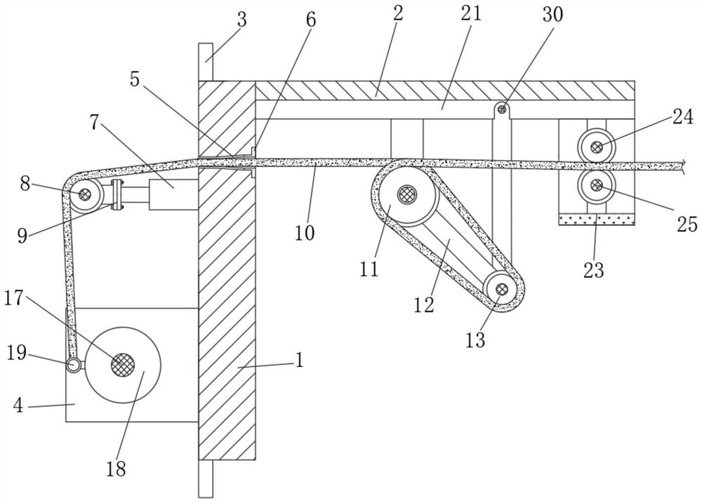 Electric power iron tower high-voltage line pre-tightening device