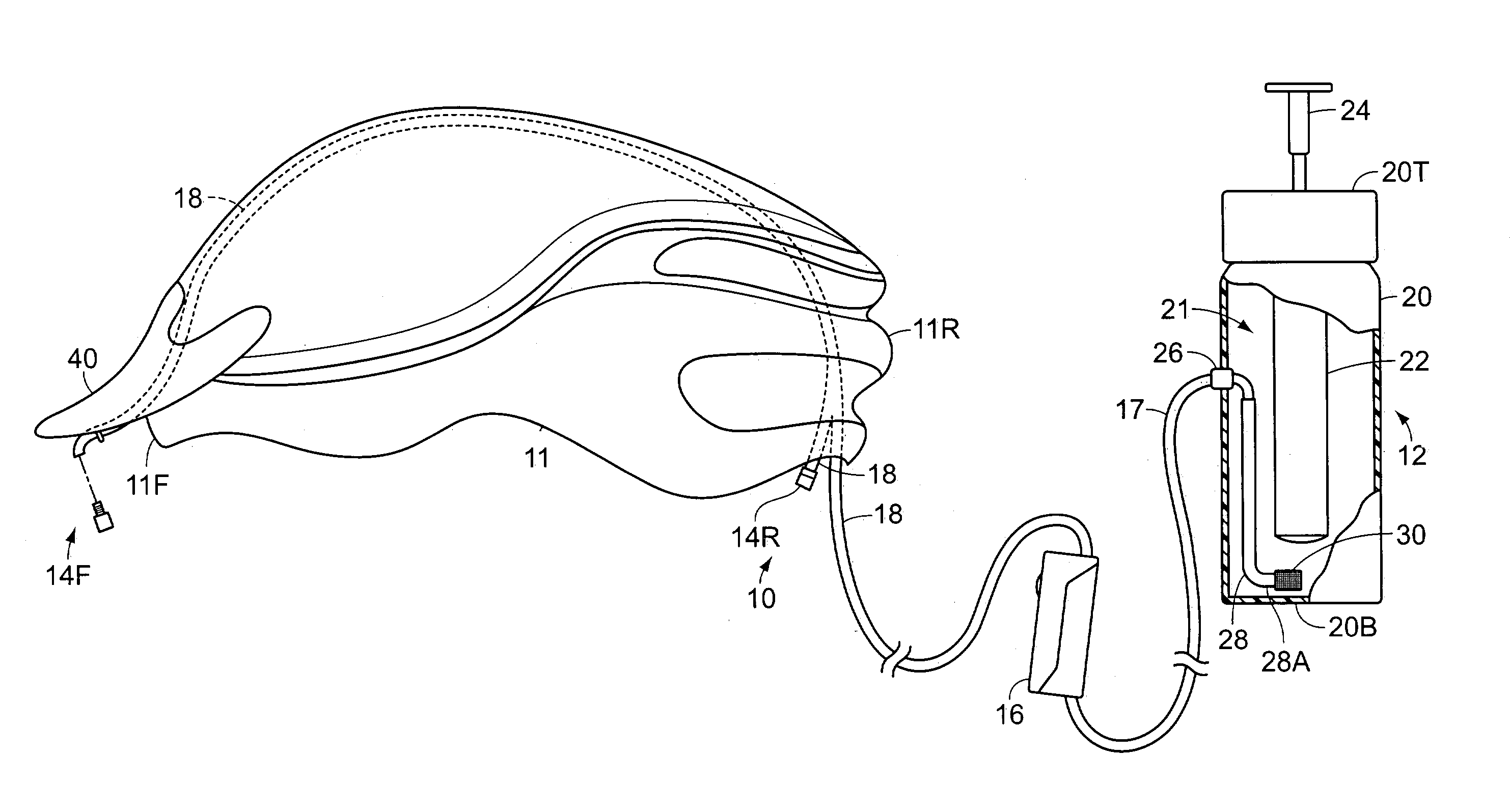 Helmet and headwear misting system