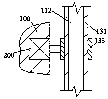 Ecological treatment device for agricultural non-point source pollution