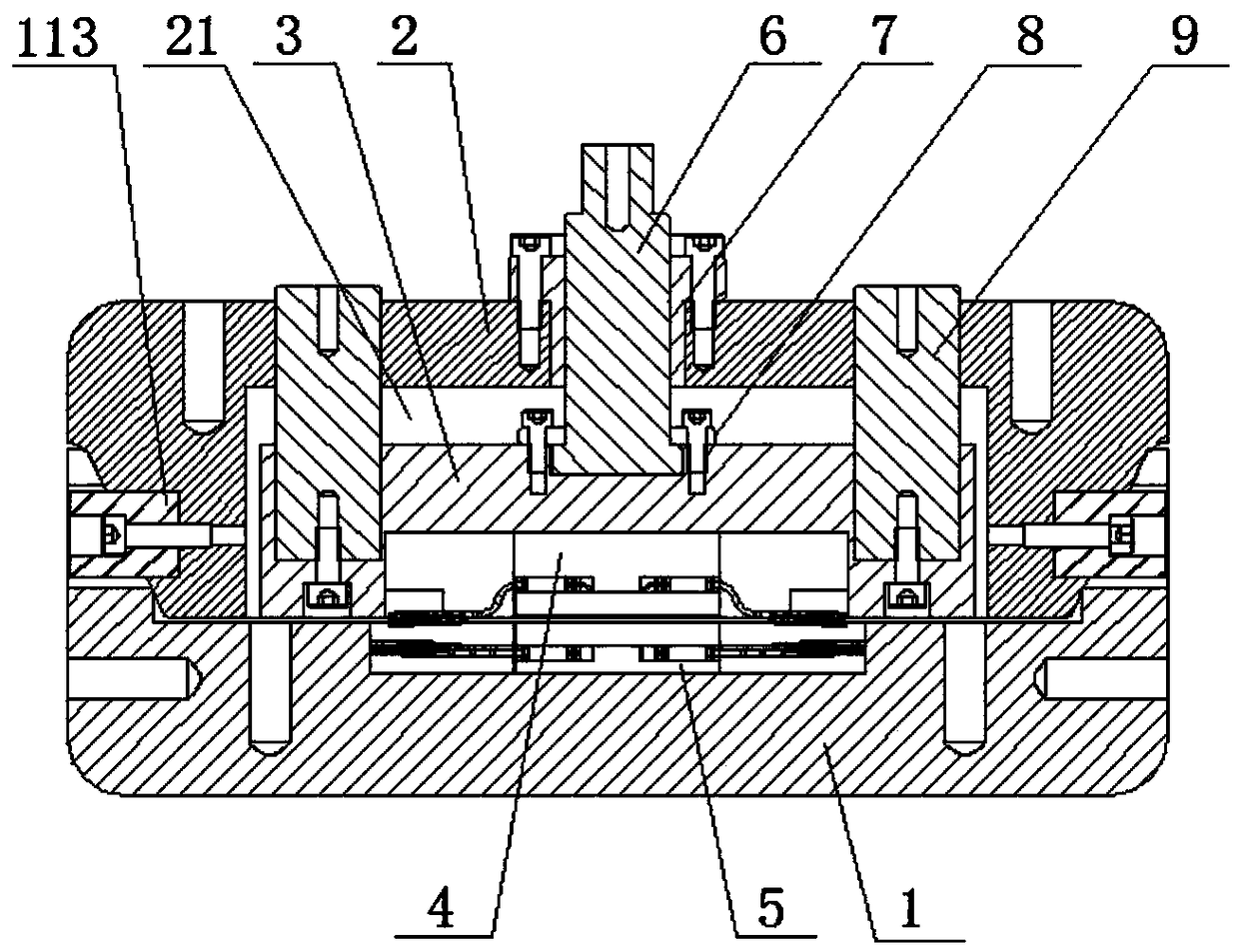 An experiment device and test method for testing electrical performance of a multi-contact electrical connection structure