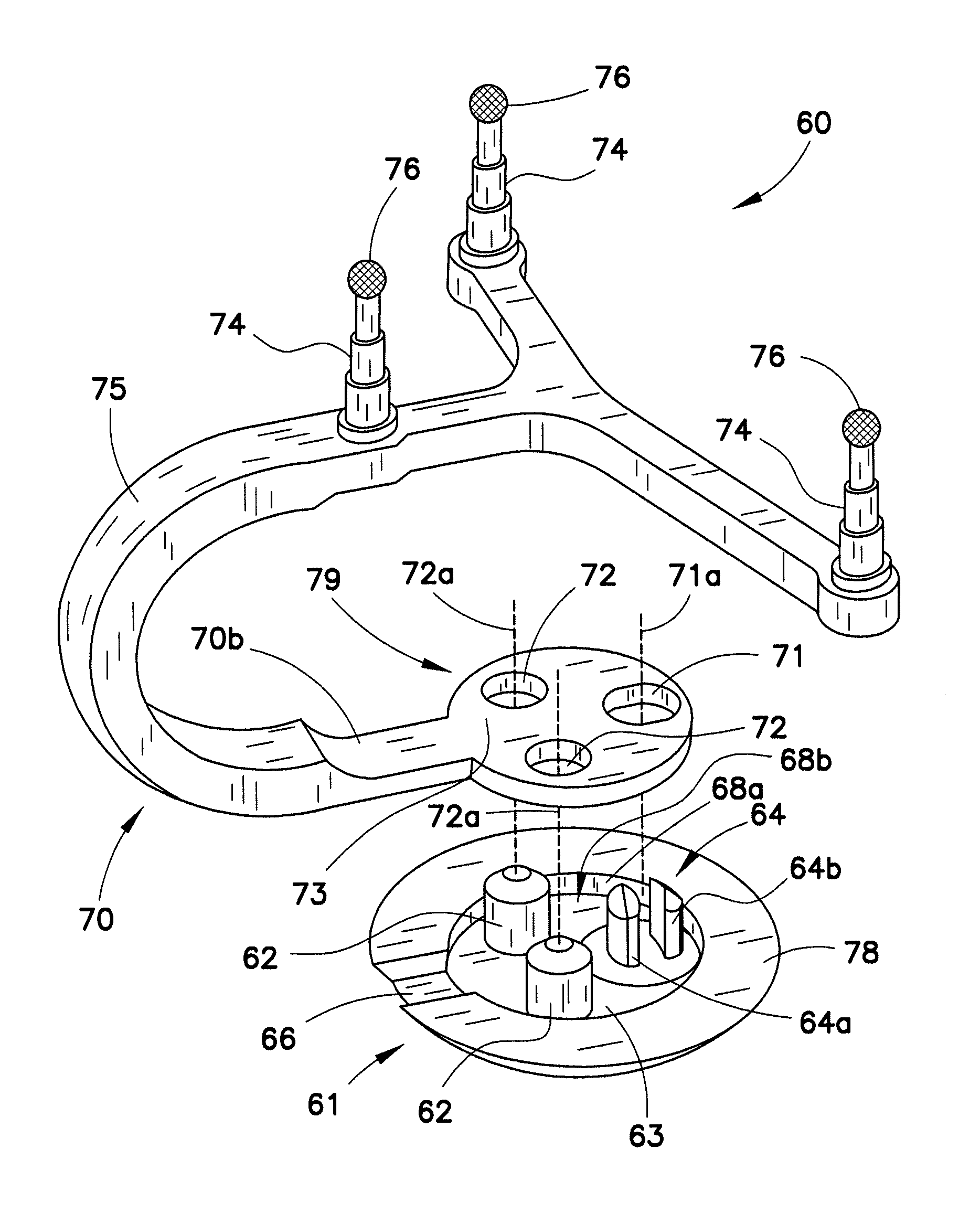 Patella tracking method and apparatus for use in surgical navigation