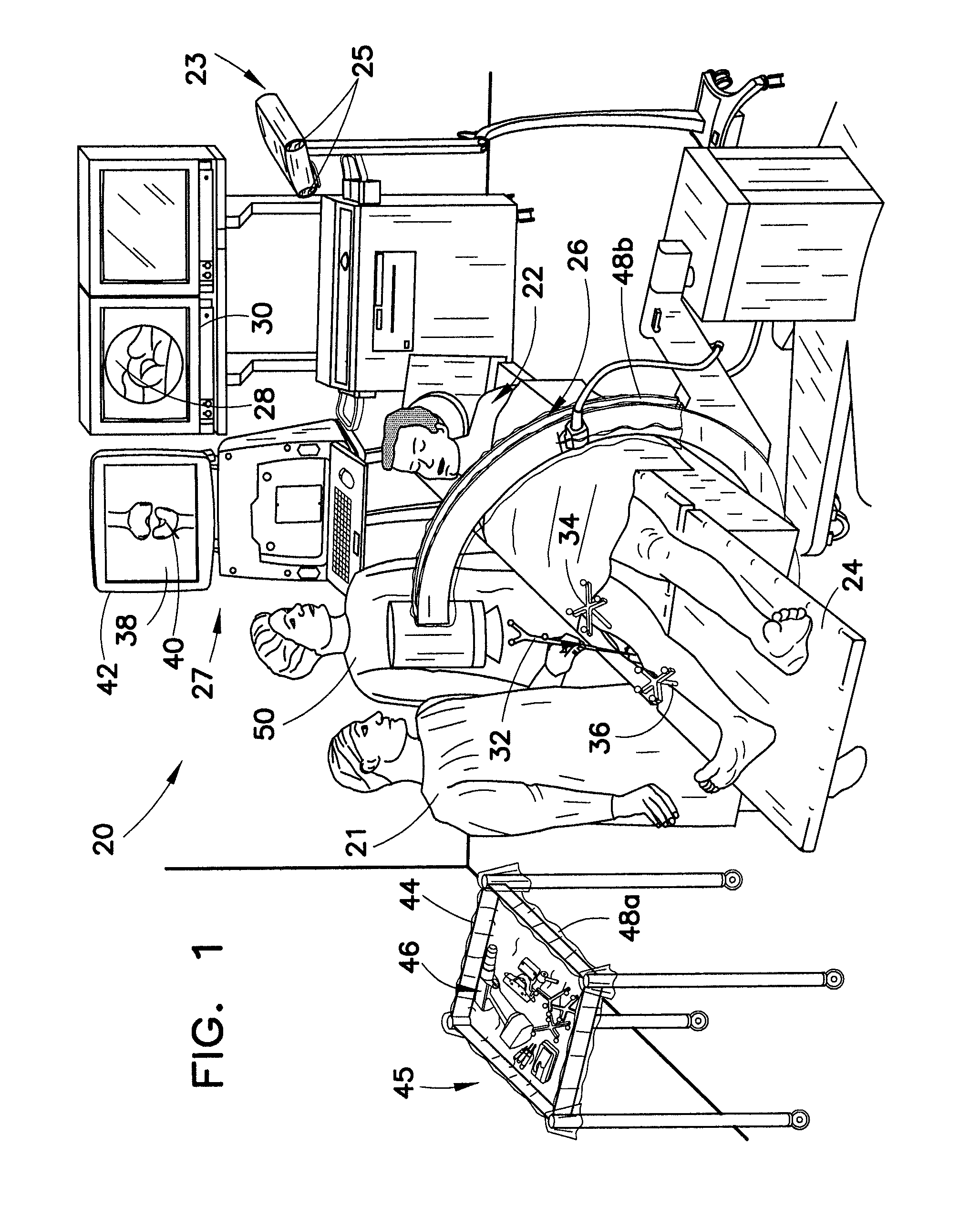 Patella tracking method and apparatus for use in surgical navigation