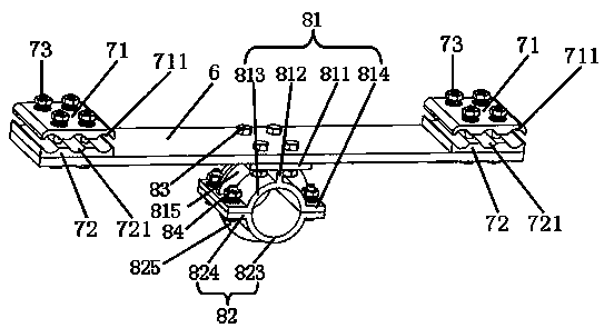 Device for manufacturing knife switch static contact and manufacturing method of knife switch static contact