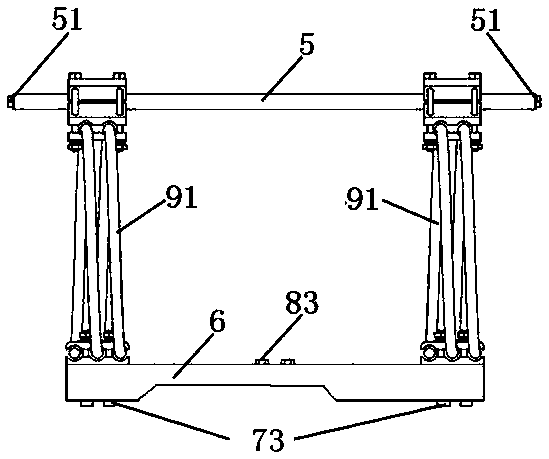 Device for manufacturing knife switch static contact and manufacturing method of knife switch static contact