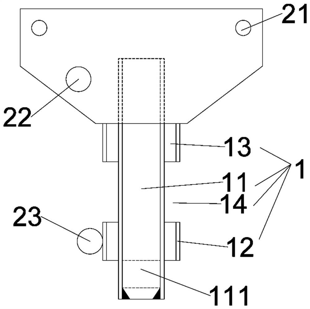 Furnace lining dismounting device for vacuum furnace