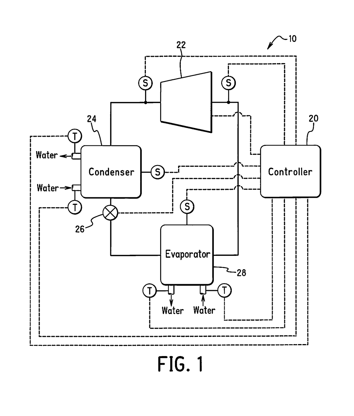 Centrifugal compressor with surge control