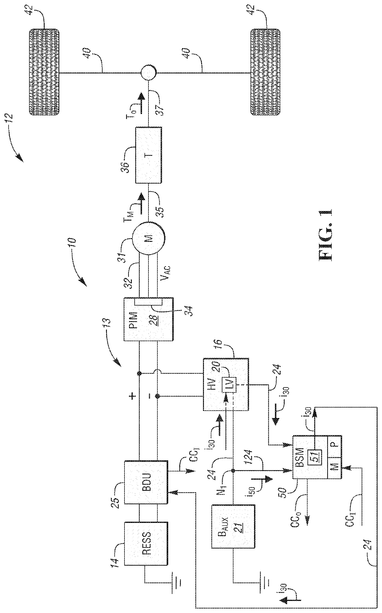 Electrical system with high-voltage system lockout function