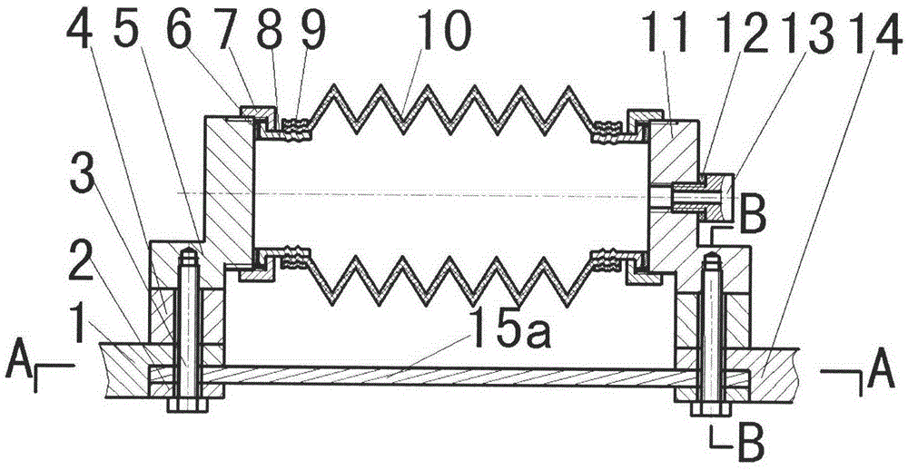 Compliant joint taking irregular plate spring with variable cross section as skeleton