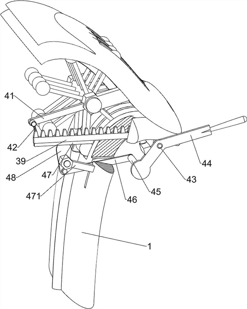 Orthopedic patient rehabilitation training device with protection function