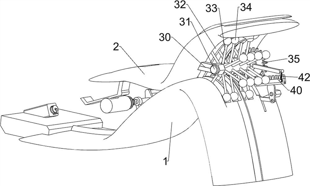 Orthopedic patient rehabilitation training device with protection function