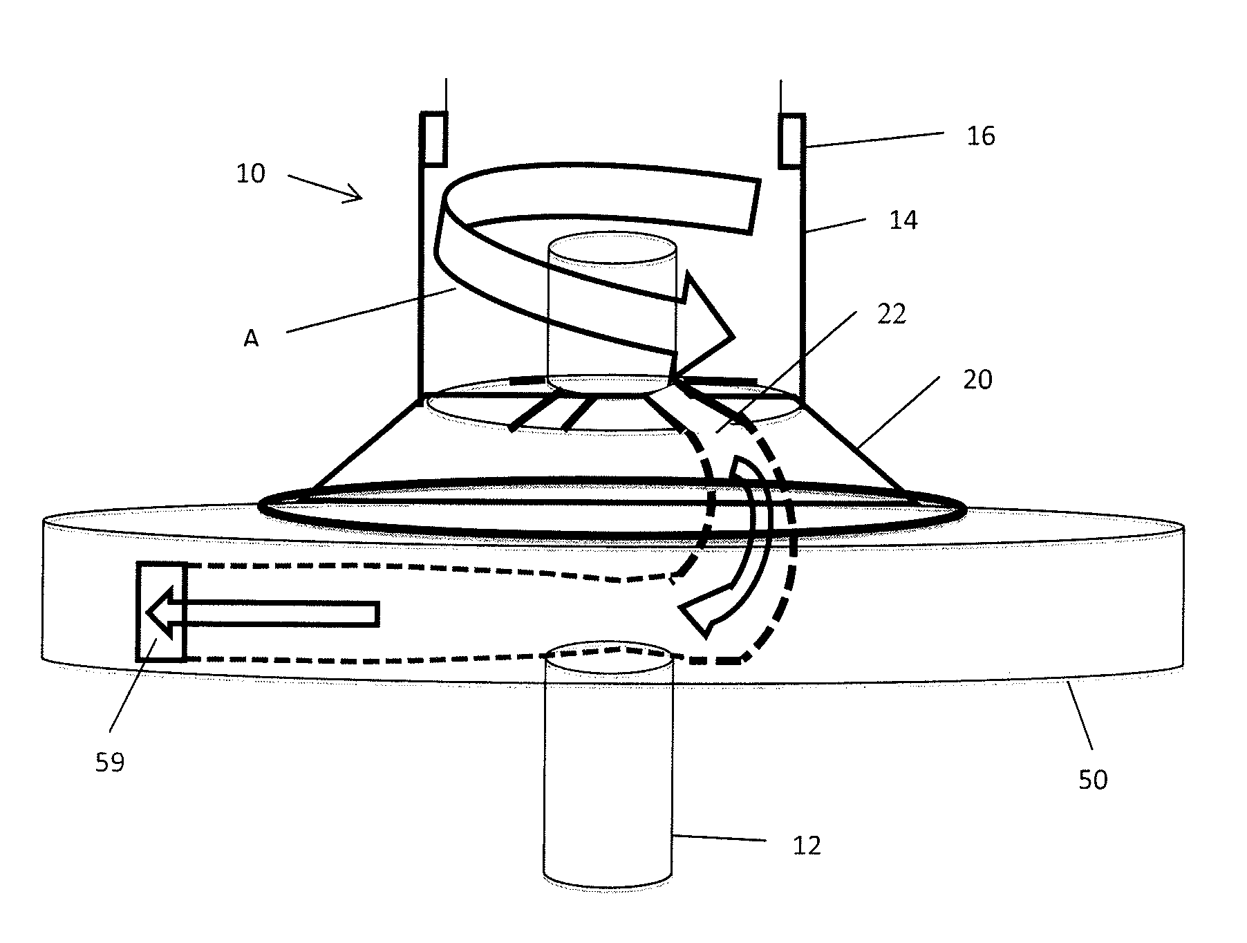 Reaction turbine and hybrid impulse reaction turbine