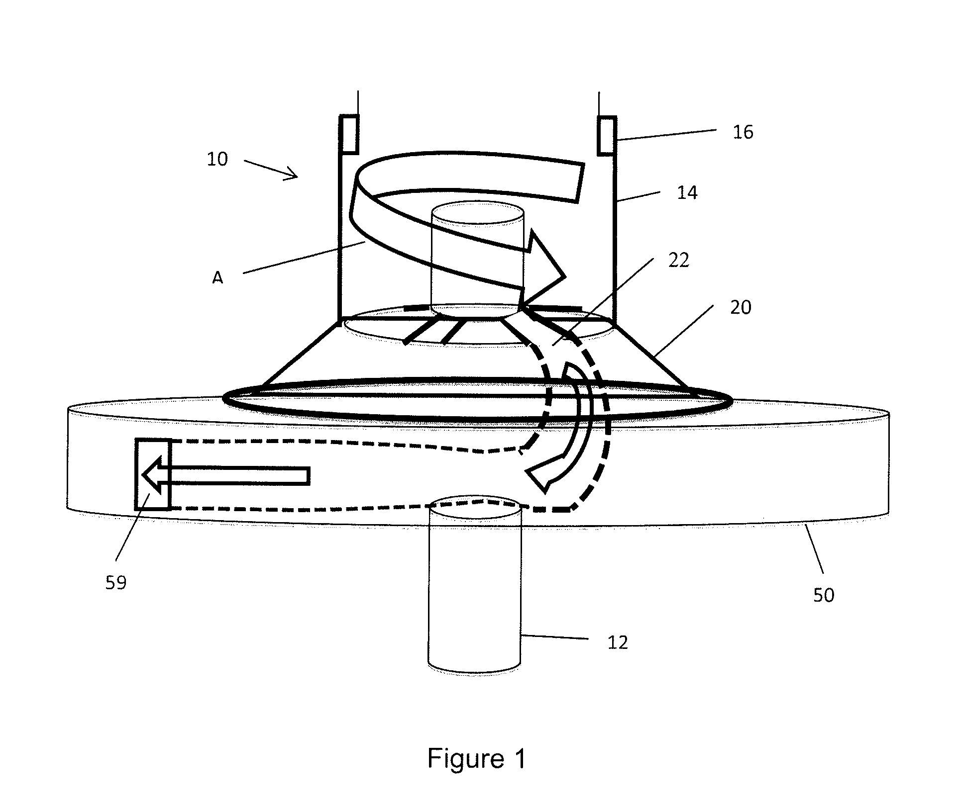 Reaction turbine and hybrid impulse reaction turbine