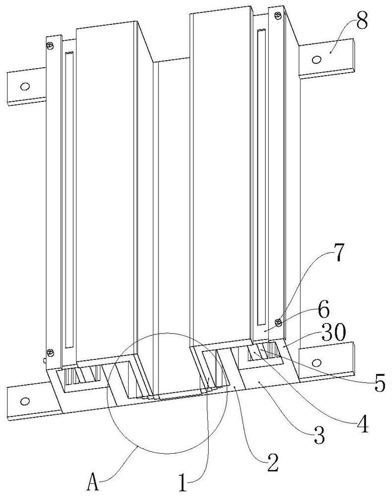 A wall positioning device for prefabricated buildings