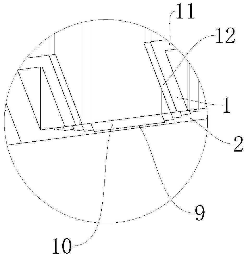 A wall positioning device for prefabricated buildings