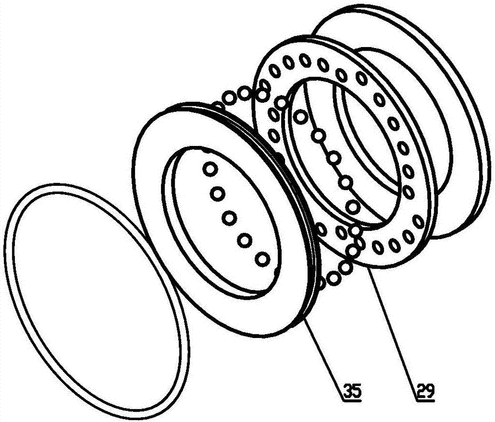 Intermediate drive dense ball shafting mechanism