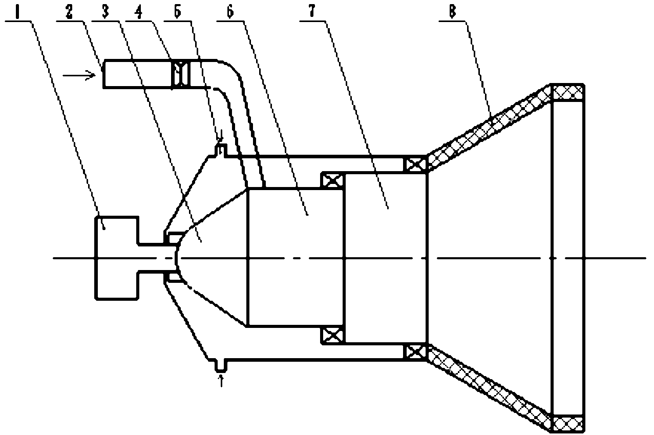 Pulverized coal combustor capable of being ignited with little gasified oil