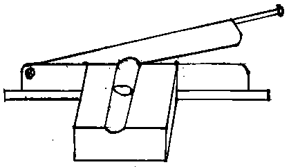 Head chopping device used for acute cerebral anoxia pharmacology experiment