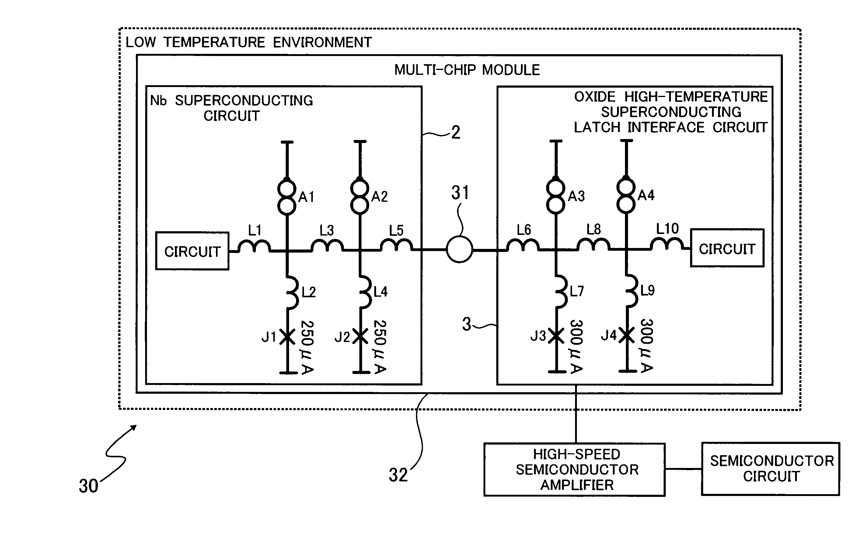 Superconducting system, superconducting circuit chip, and high-temperature superconducting junction device with a shunt resistor