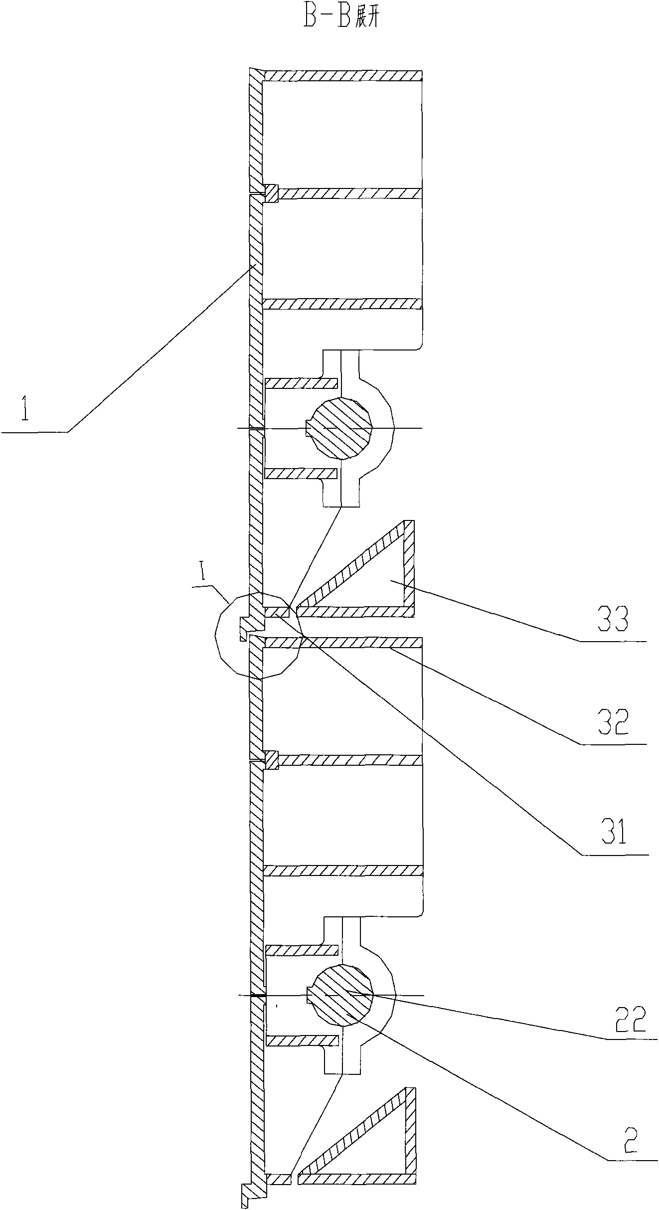 Annular refrigerator trolley grating plate