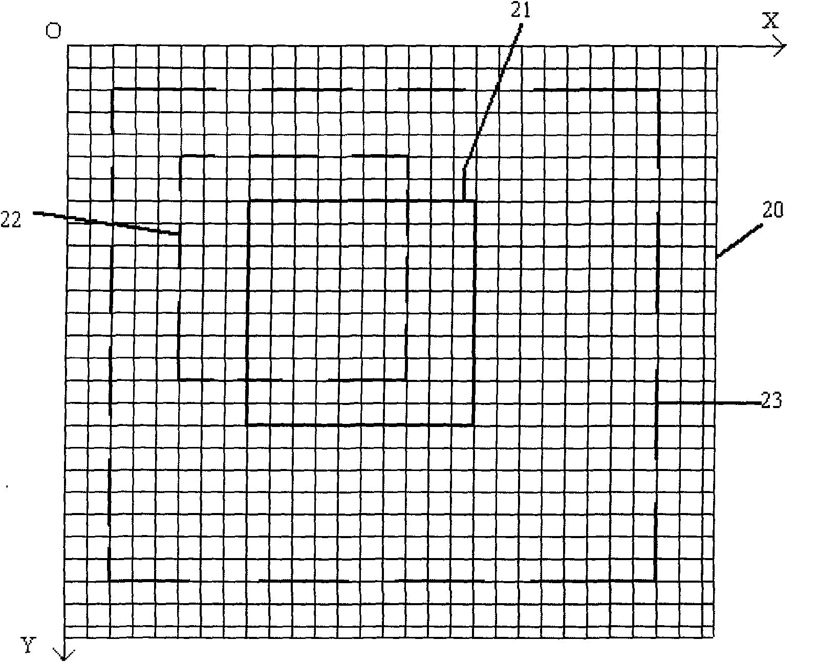 Method and device for measuring tiny two-dimensional displacement by computer camera